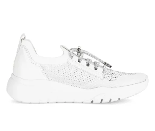 Lage sneaker wit