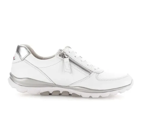 Lage sneaker wit