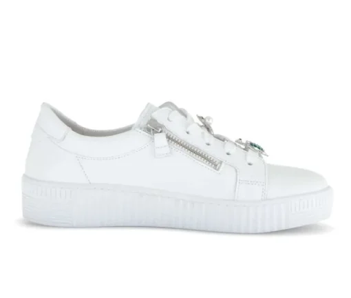 Lage sneaker wit