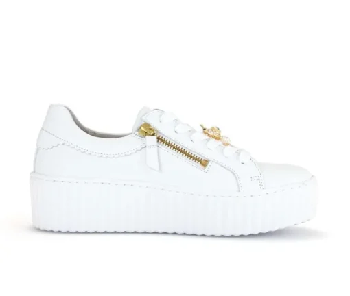 Lage sneaker wit