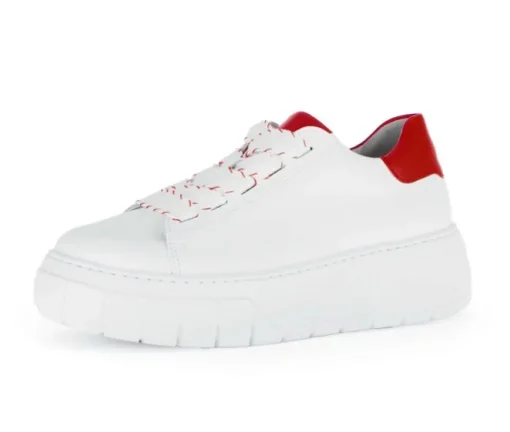 Lage sneaker wit