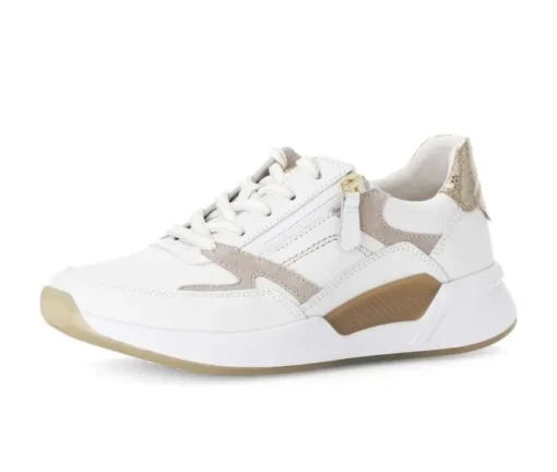 Lage sneaker wit