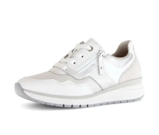 Lage sneaker wit