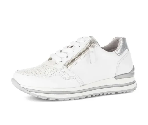 Lage sneaker wit