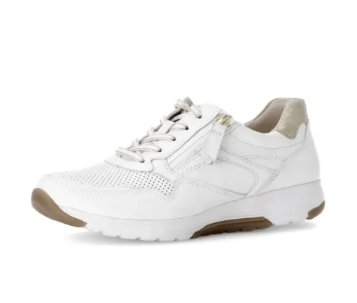 Lage sneaker wit
