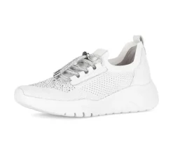 Lage sneaker wit