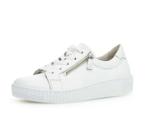 Lage sneaker wit