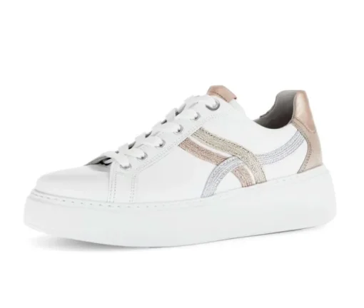 Lage sneaker wit