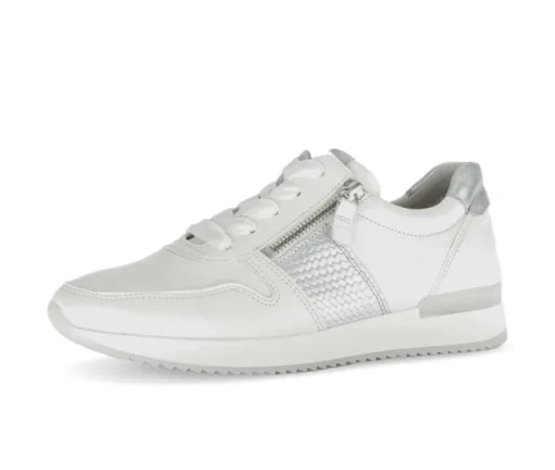 Lage sneaker wit