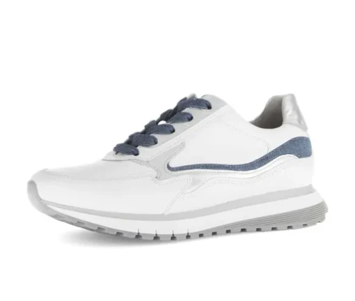 Lage sneaker wit