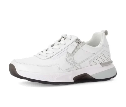 Lage sneaker wit