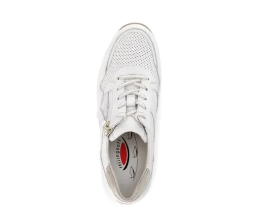 Lage sneaker wit