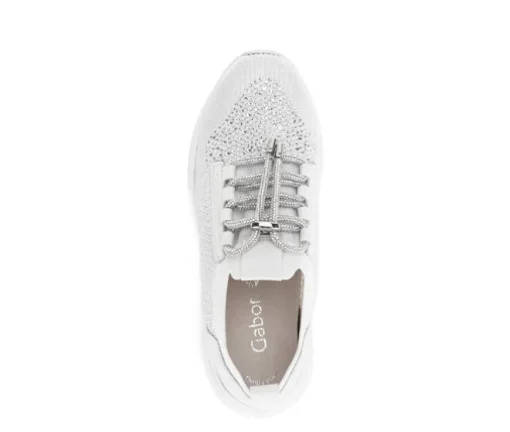 Lage sneaker wit