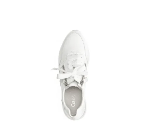 Lage sneaker wit
