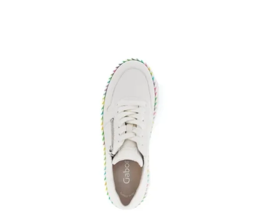 Lage sneaker wit