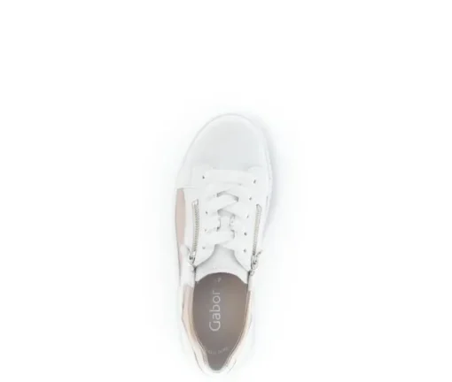 Lage sneaker wit
