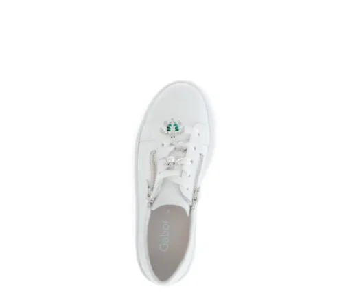 Lage sneaker wit