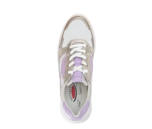 Lage sneaker wit