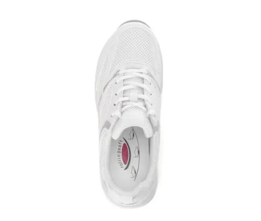 Lage sneaker wit