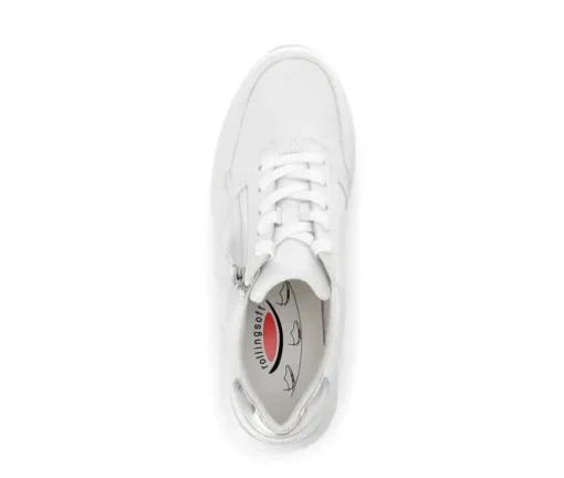 Lage sneaker wit