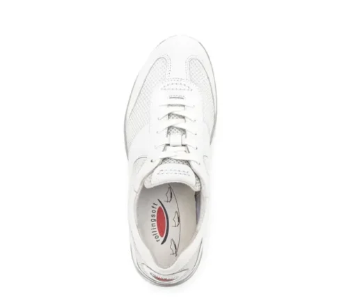 Lage sneaker wit