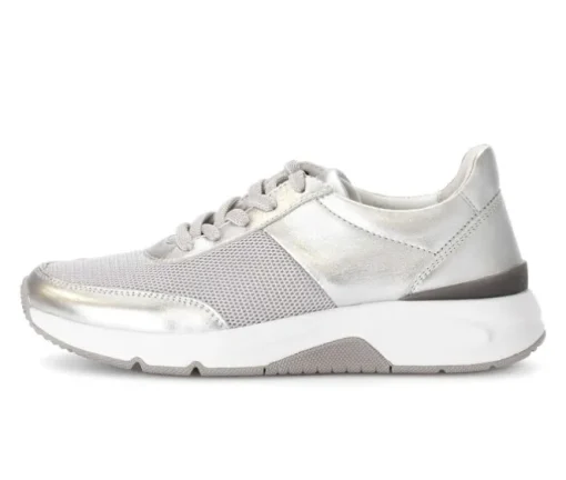 Lage sneaker zilver