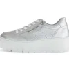 Lage sneaker zilver