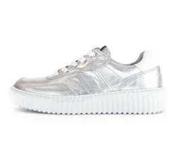 Lage sneaker zilver