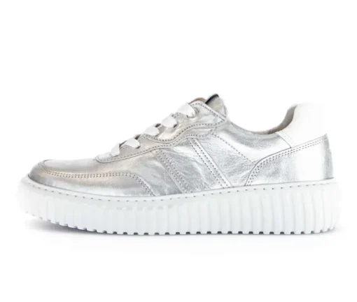 Lage sneaker zilver