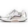 Lage sneaker zilver
