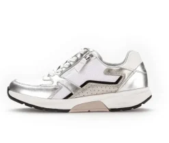Lage sneaker zilver