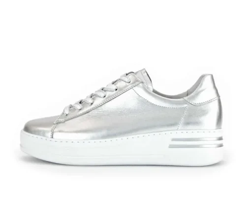 Lage sneaker zilver