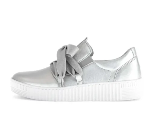 Lage sneaker zilver