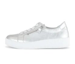 Lage sneaker zilver