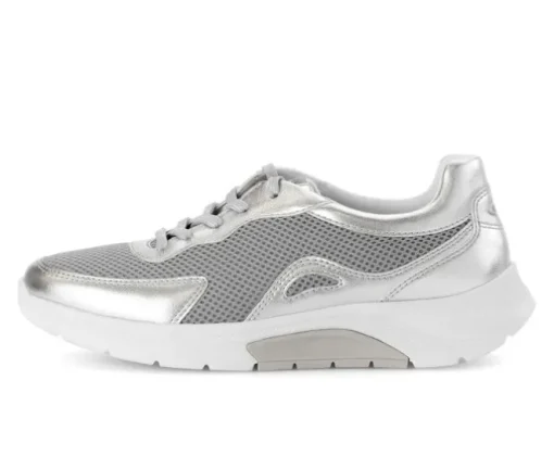 Lage sneaker zilver