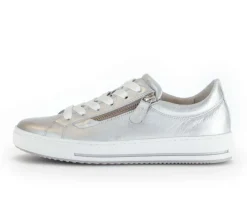 Lage sneaker zilver