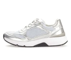 Lage sneaker zilver