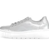 Lage sneaker zilver