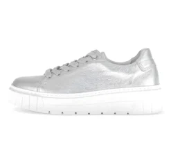 Lage sneaker zilver