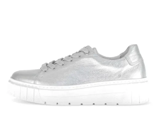 Lage sneaker zilver
