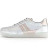 Lage sneaker zilver