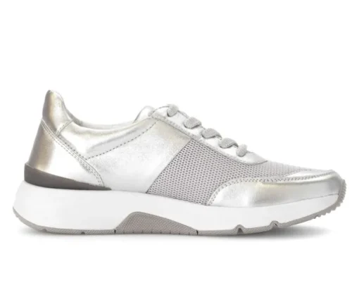 Lage sneaker zilver