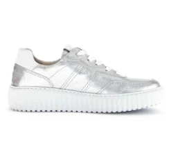 Lage sneaker zilver