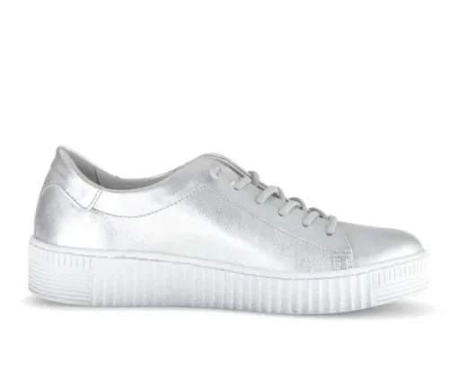 Lage sneaker zilver