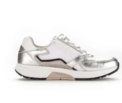 Lage sneaker zilver