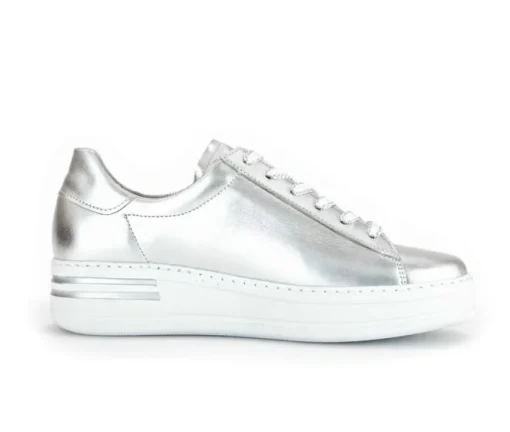 Lage sneaker zilver