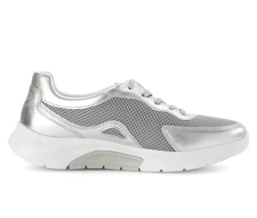 Lage sneaker zilver