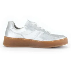 Lage sneaker zilver