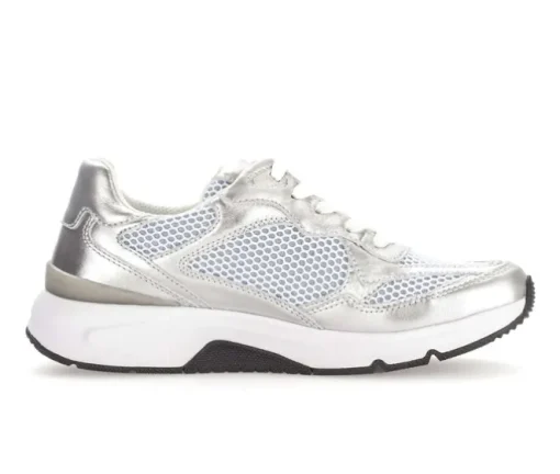 Lage sneaker zilver