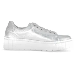 Lage sneaker zilver